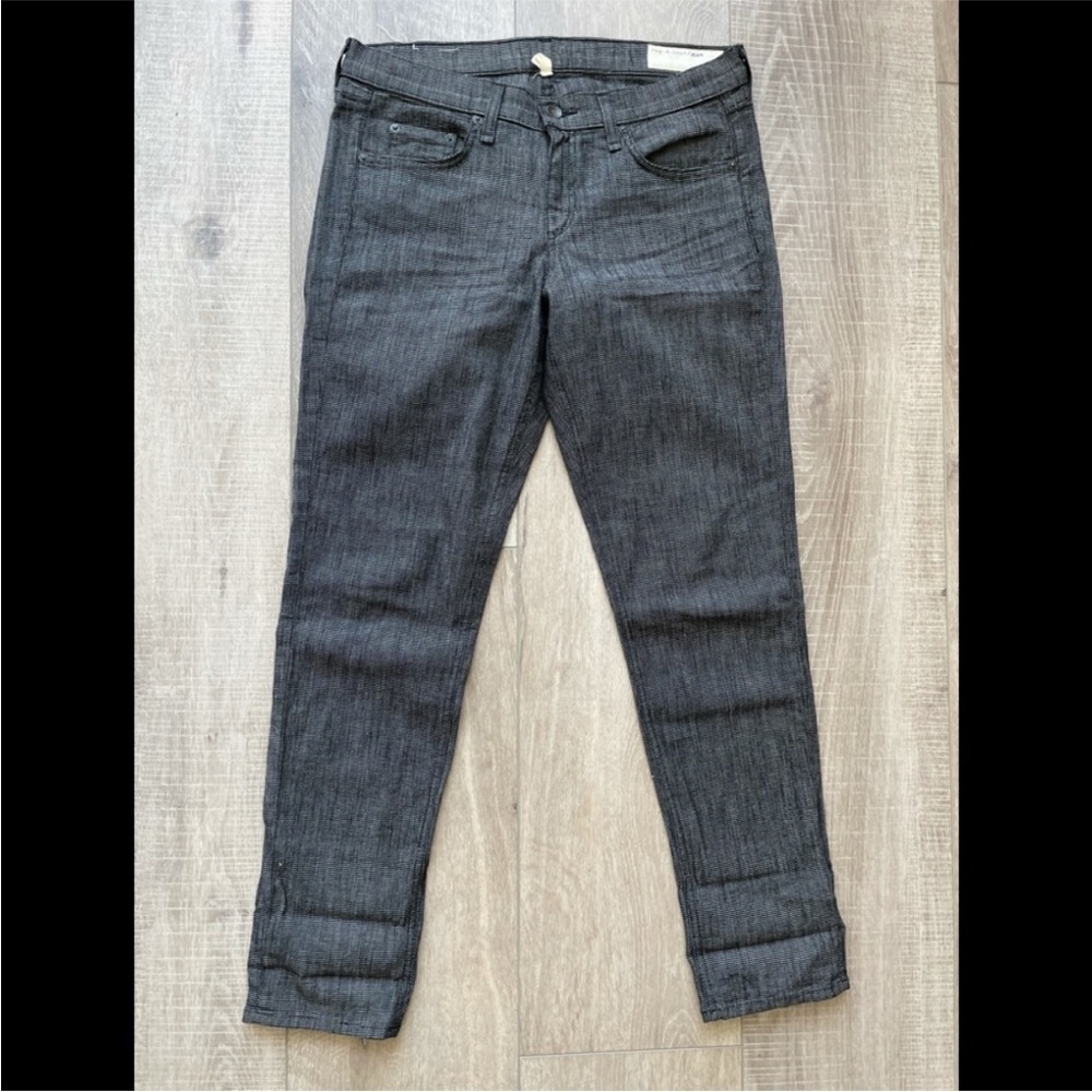 Rag & Bone Boyfriend Jean in Printed Black Size 27
